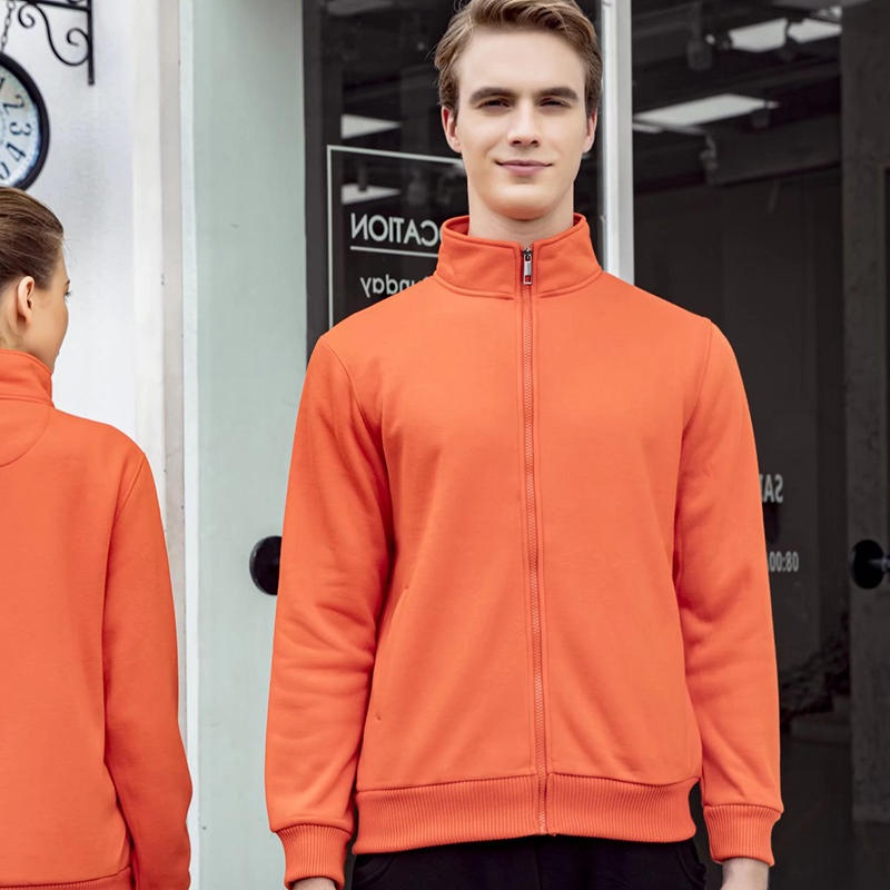 YS-2192加绒拉链立领卫衣